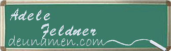 Adele Feldner Visitenkarte
